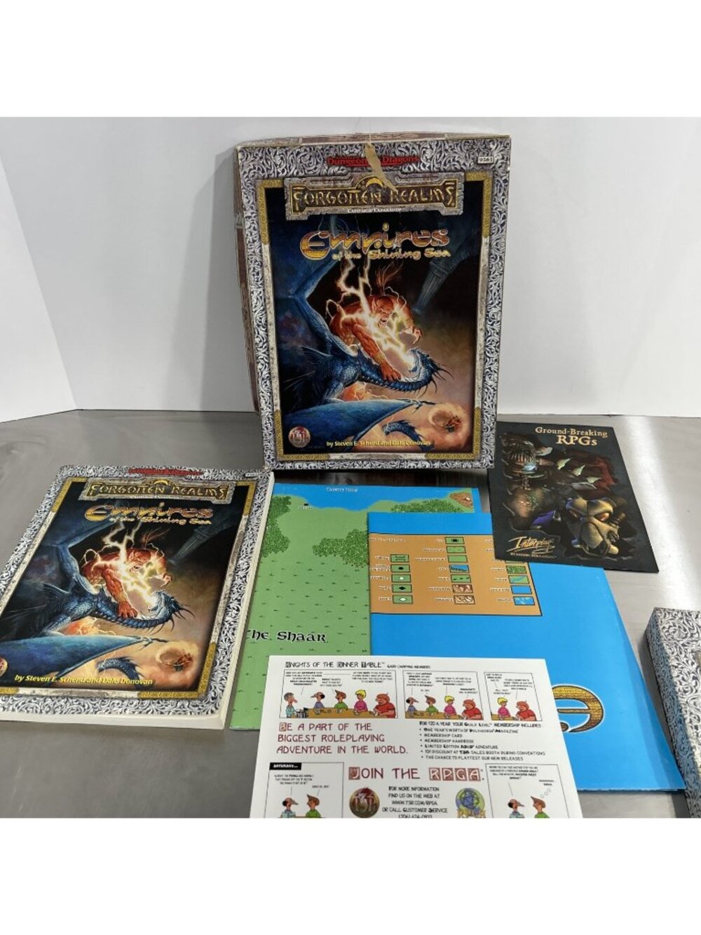 Empires of the Shining Sea Forgotten Realms Dungeons & Dragons Box Complete.
